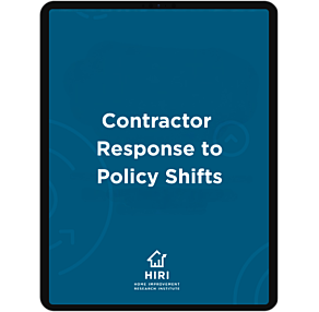 Contractor Response to Policy Shifts Ipad Icon