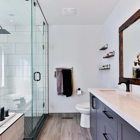 Bathroom Remodel Intent vs Completed Projects Infographic