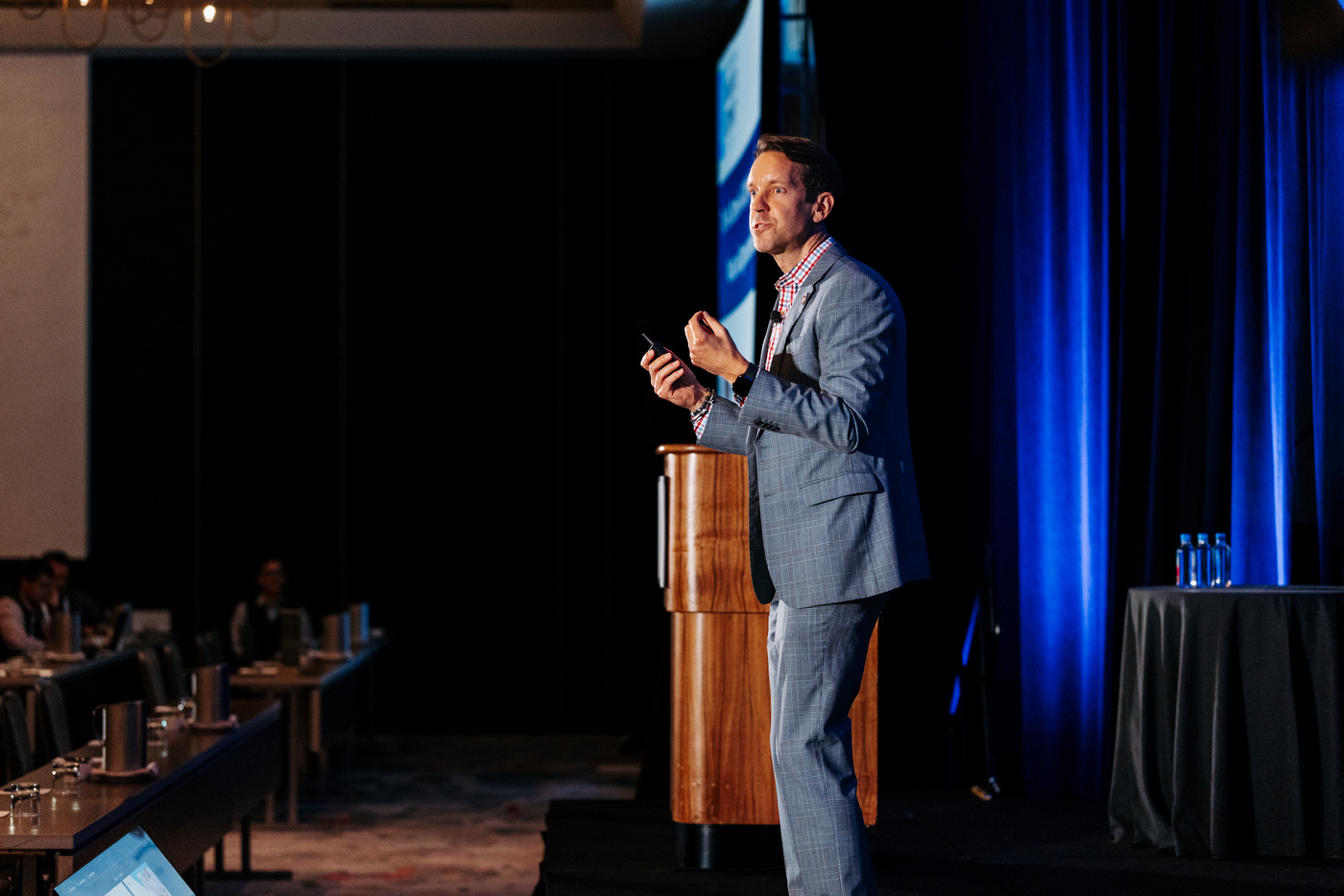 Grant Farnsworth presenting